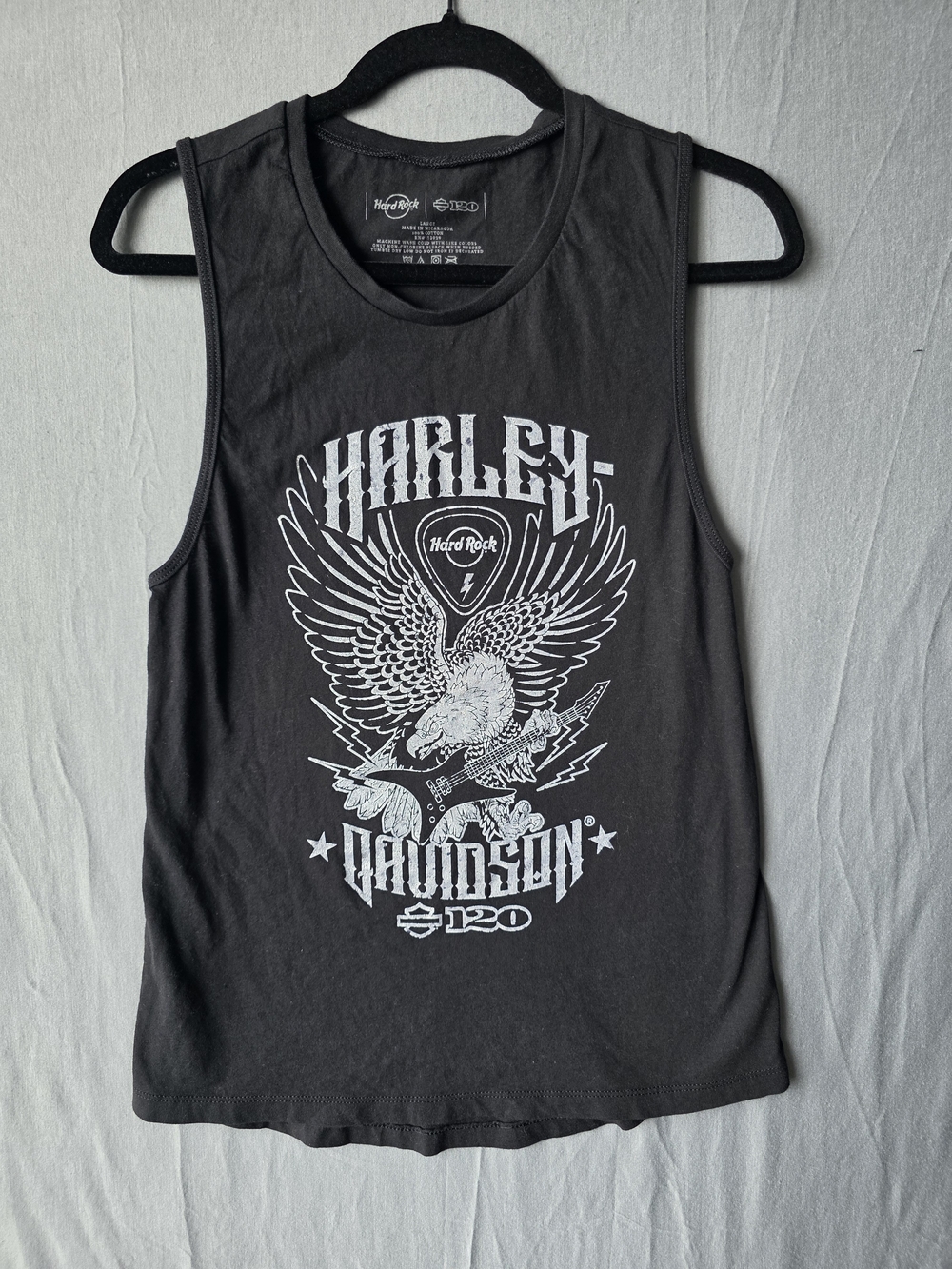 Hard Rock Cafe x Harley-Davidson 120 Eagle Graphic Tank Top